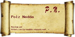 Polz Nedda névjegykártya